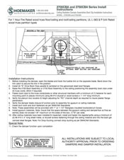 CRD50 EA-BT-6.0/CRD55 EA-BT-6.0 Installation Instructions