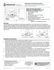 2700 T-Bar Installation Instructions