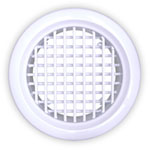 1201 - Aluminum Double Deflection Round Grille