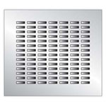 1407 - Rectangular Hole Lattice Face Security Grille