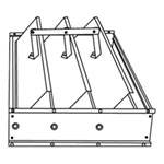 3520 - Horizontal Mount Pressure Relief Damper (air up)