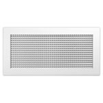 645T - 45 Degree Aluminum Lattice Return Air Grille T-Bar with Frame